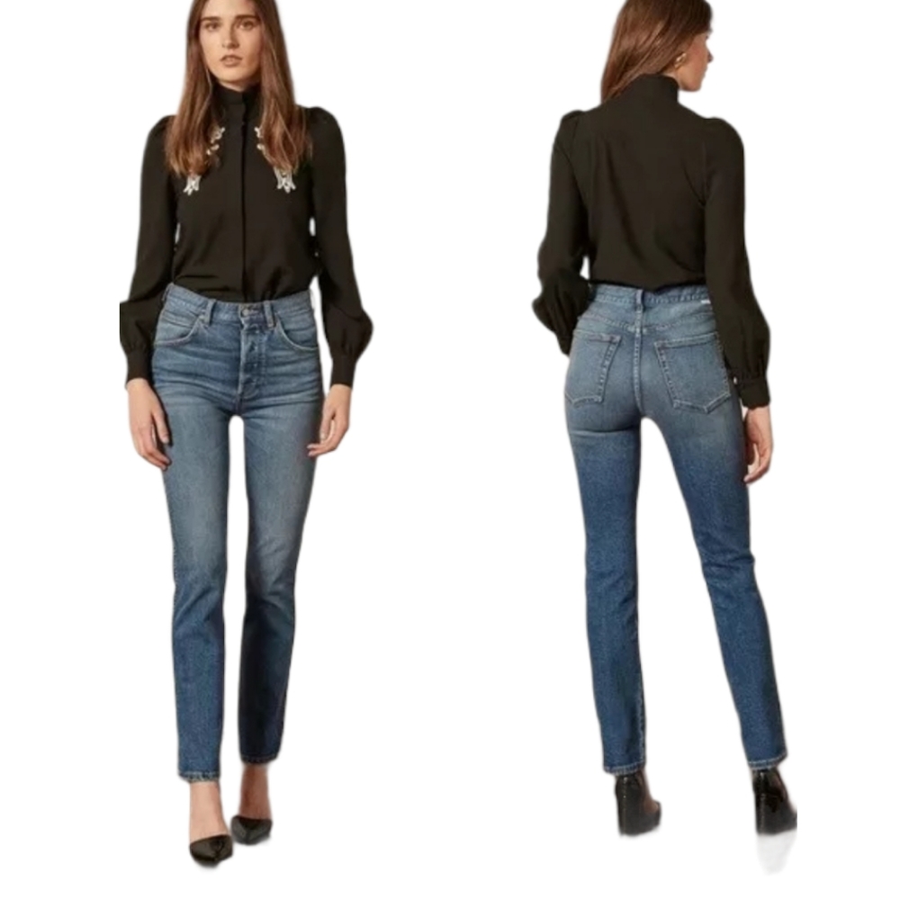 Boyish The Dempsey Jean 24 Bicycle Thieves High Waist Button Fly